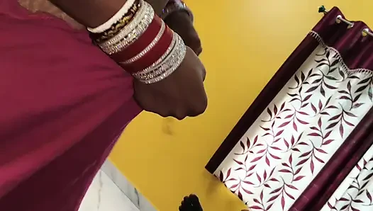 Cute girlfriend boyfriend first night honeymoon fucking scenes in Indian