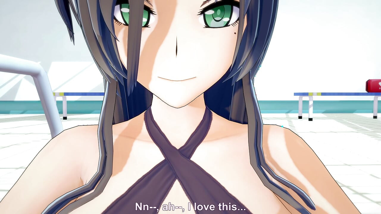 Öğretmen beni havuzda bekliyor ki onu becereyim - Shinmai Maou NTR testament 5