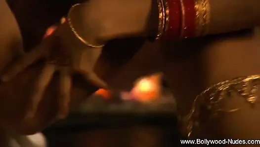Bollywood Beauty's Sensual Scene