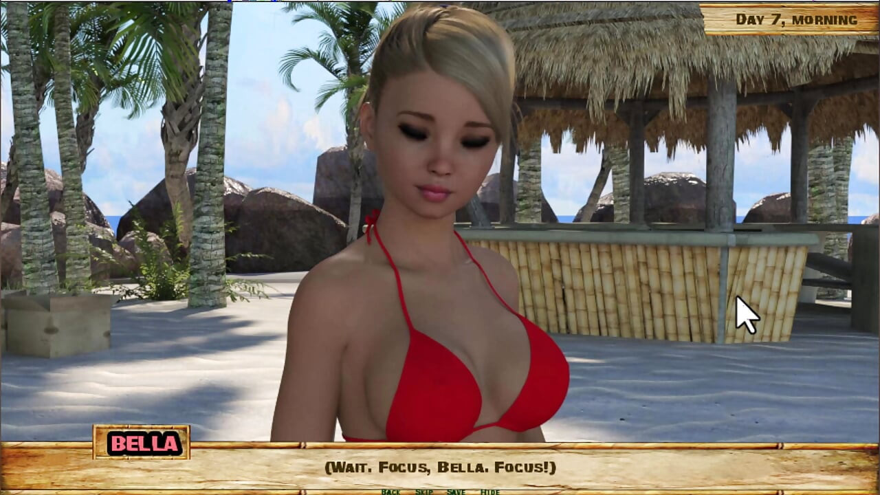 Lewd Island # 7 - explorando a praia