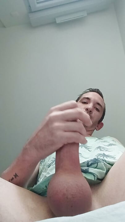 XXL penis of a young guy with his big cumshot
