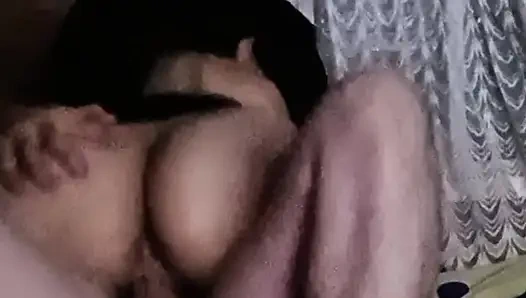 College girl loves to suck cock while my stepsister is not home, she is very horny