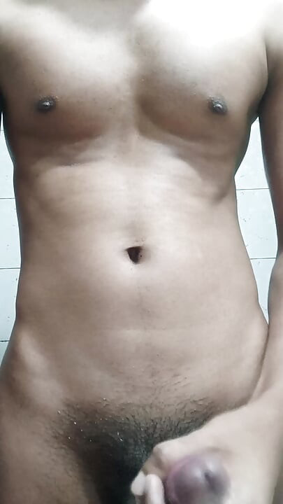 Masterbating in bathroom2