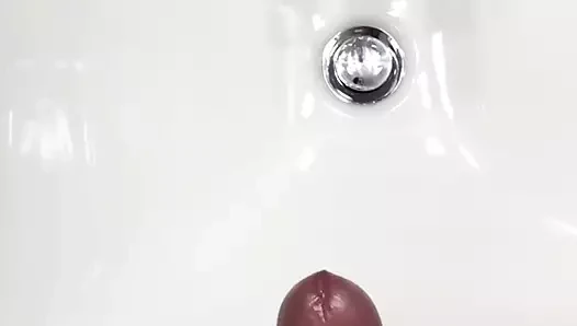 Otel odası lavabosunda eski video boşalması (2019)