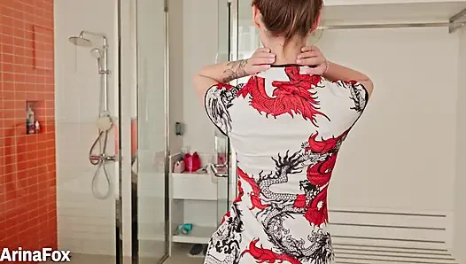 Aldatan Qipao evli kadın