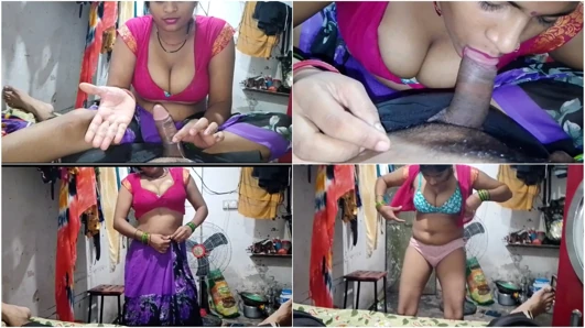 Stepsister took out water from his cock sucked his stepbrother's cock and sucked water out of his cock Big tits stepsister Hindi audio handjob
