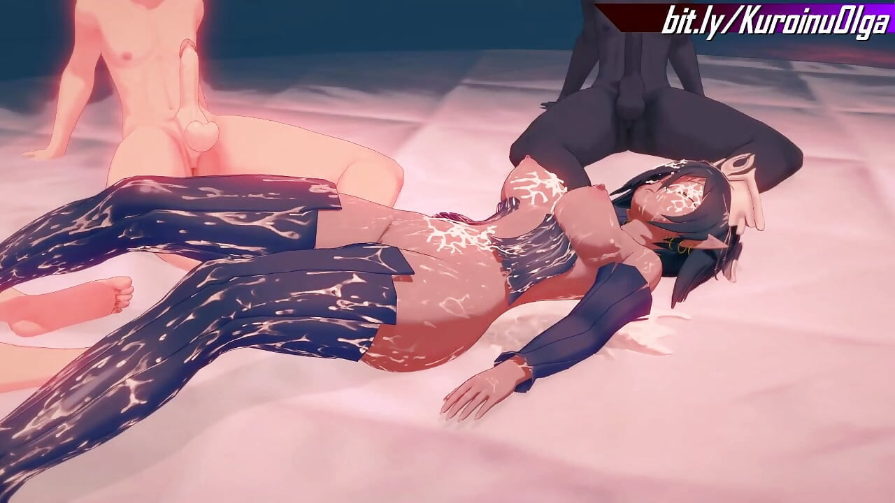Kuroinu's Olga Gets Herself a Bukkake Makeover