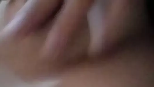 April Shayne Ubales Filipina rubbing sexy hard nipple