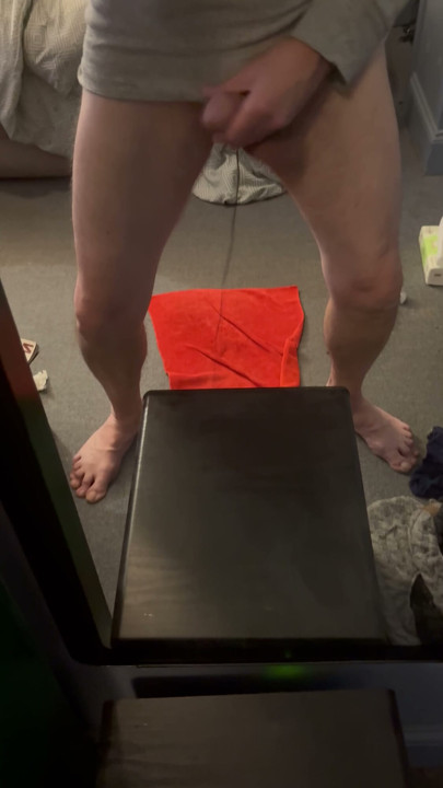 It’s dangling out of my ass and it feels so good!
