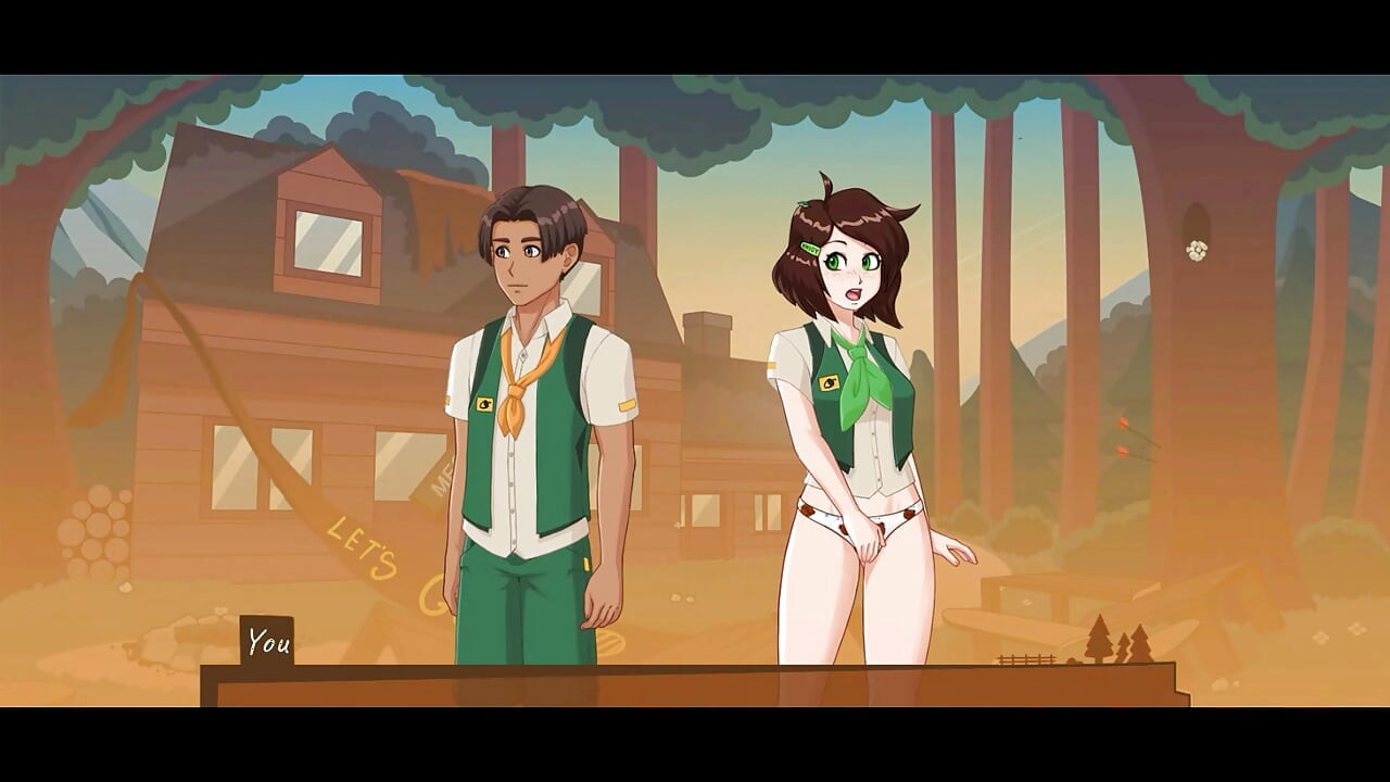 Camp mourning wood - parte 16 - Mutandine sporche di Loveskysanhentai