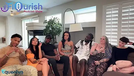 Mrflourish подкаст утром после в Вегасе 8 Ppl перед съемкой эпизода для его сложного