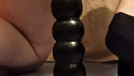 Long dildo in my ass