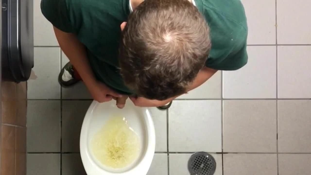 Circumcised boy pees 5 -- balls out over the top