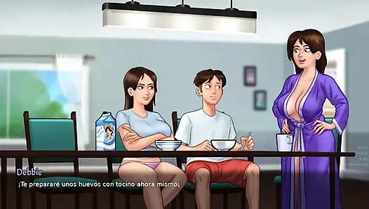 Мачеха и сводная сестра делят один пенис - летняя сага