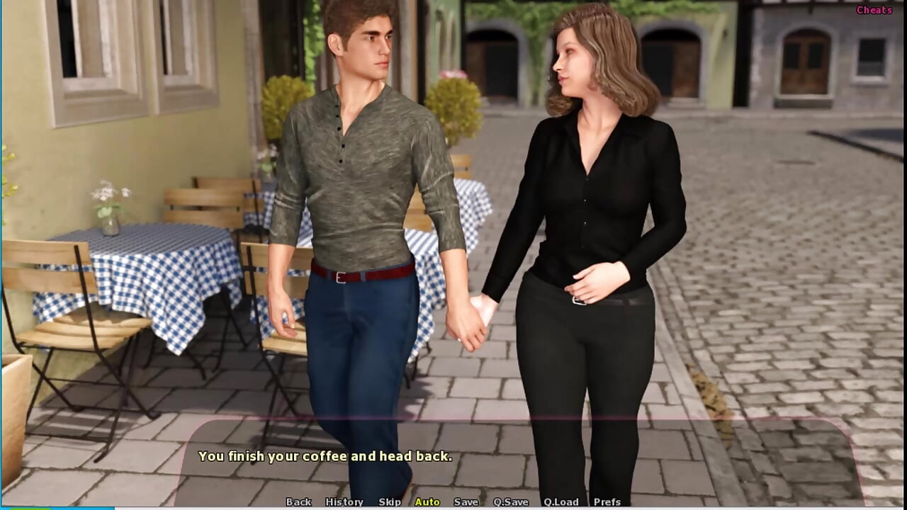 Haley Story #12 - Haley gave Johannes a blowjob. Hayley, Mr Andrew and Johannes went out and Johannes fucked Hayley hard