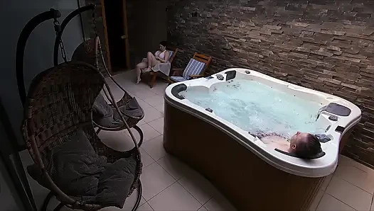 Halka açık sağlık dada deville'de bir yabancıyla gerçekten ateşli ama riskli romantik amatör seks