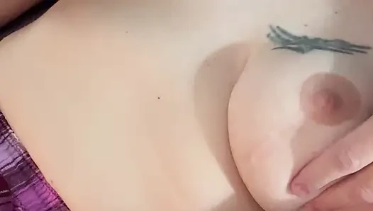 Cum On My Wife's Big Tits