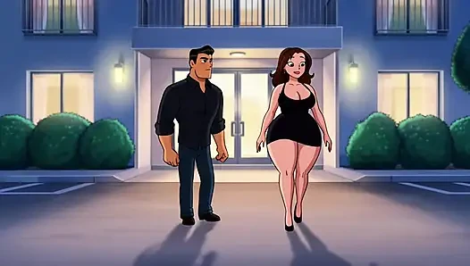 Ciuman buta di pesta gairahku yang membara dan berujung malam yang beruap sama teman sekamarku yang semok (AI generated)