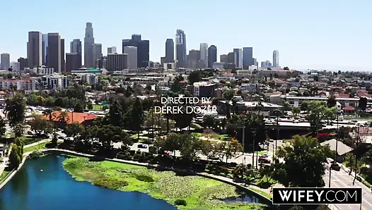 WIFEY Gorgeous Curvy Hotwife Lacy Gets Blindfolded For The Ultimate Gangbang Surprise