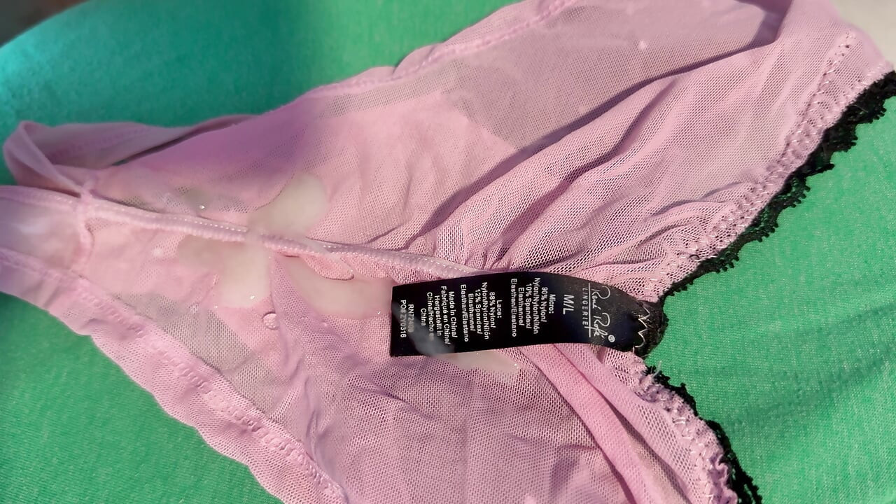 Cum on wife’s panties 47