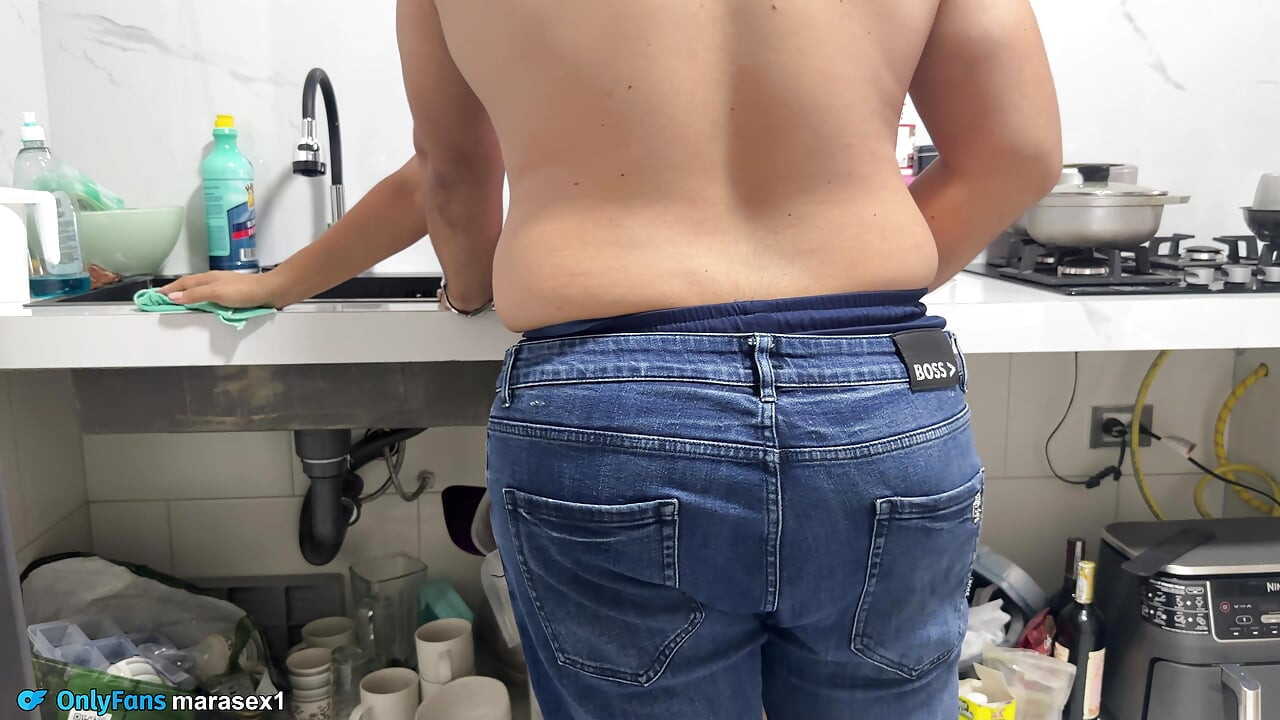 Horny stepsister MaRaSeXxXx fucked hard by stepbrother in cooking sex festival
