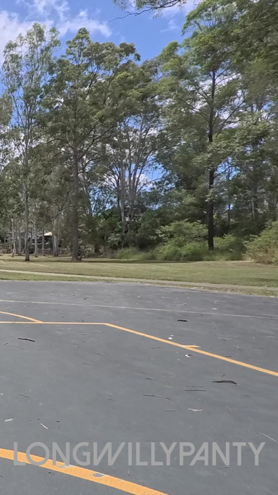 Straight uncut guy with cock out flashing at basketball courts