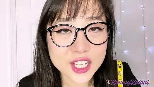 Asyalı hatun tıbbi çalışma sırasında penisinle aşık oluyor -asmr- kimmy kalani