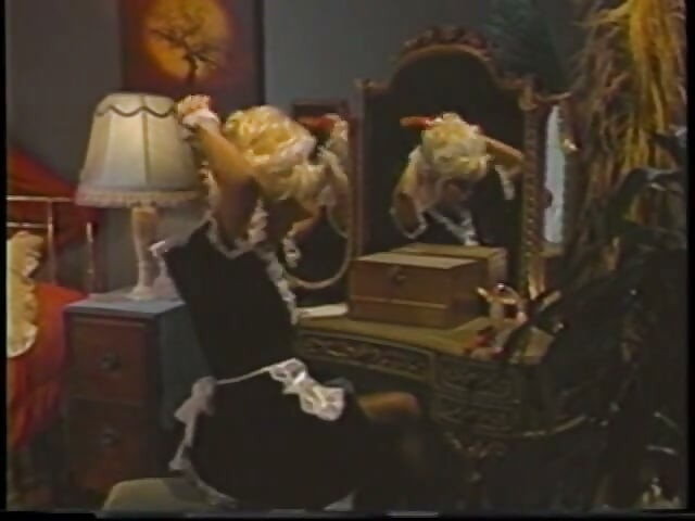 Blonde maid gets eaten out by hot chick in MFF threesome