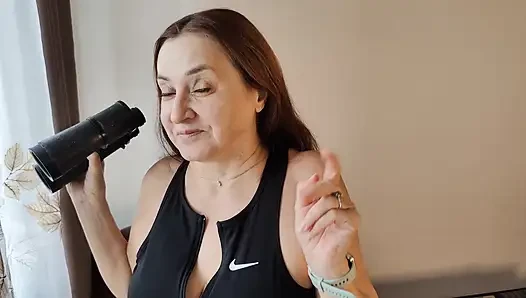 Röntgenci - Karım Ve Ben Dürbünlerden Izliyor Ve Seks Yapıyorum