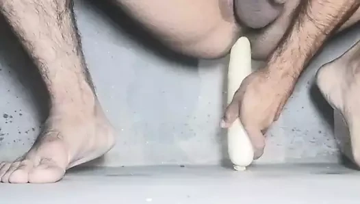 Vagetable dildo büyük götlü dölleme