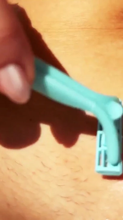 Spectacular moment from "Shaving Pussy. French Pornstar Axell Shaves Her Pussy to be Filmed in a Porn Movie"