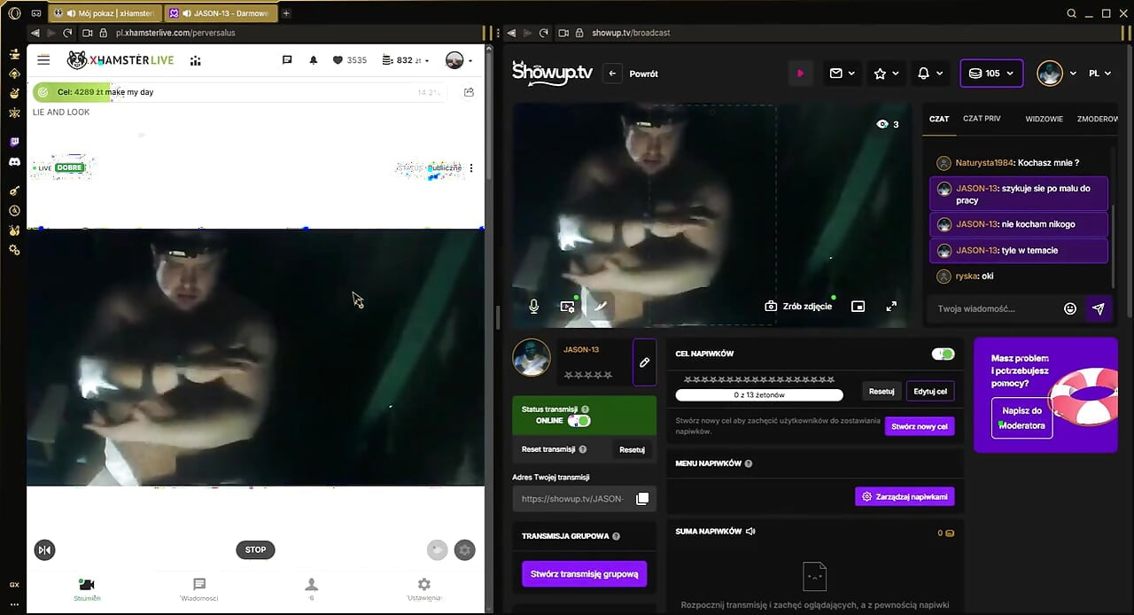 Transmissão ao vivo