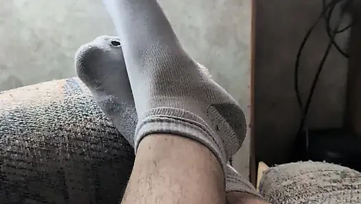 Stinky feet smelling pov