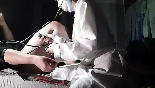 Ich hatte geringen druck und die krankenschwester hob es mit Cunnilingus an