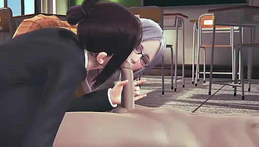 Dua guru lagi asik di ruangan kelas +18 hentai 3d animasi lengkap