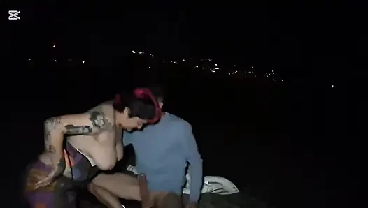 The Galician Girl Catches Me Masturbating at the Viewpoint and I End up Giving Her a Good Pounding with My Big Cock