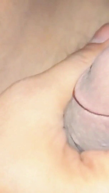 Captivating moment from "Straight Best Friend playing with my Dick"