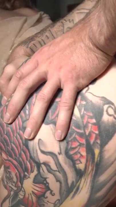 Hot tattooed girl gives a blowjob, then gets really intense | Clip 2