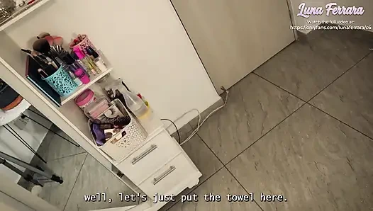 Ich sah zu, wie sich meine stiefmutter im schrank und dann gab sie mir einen blowjob