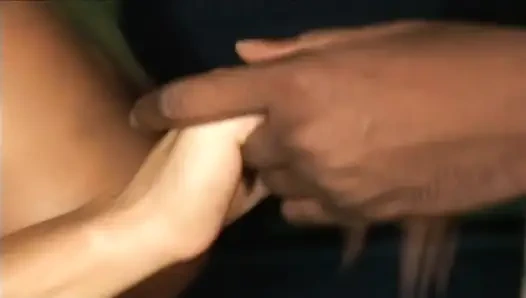 Stepson Caresses His Stepmother's Hairy Pussy