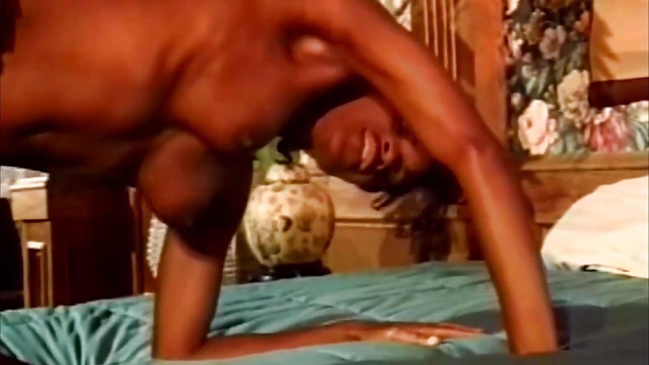 Oiled Ebony MILF Takes Thick Cock Passionately