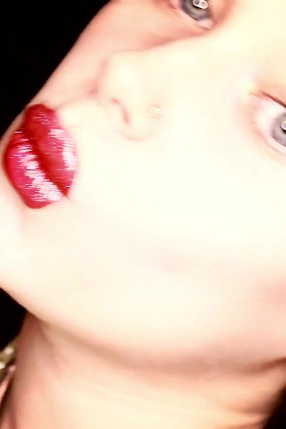 Smoking compilation & lipstick & lip fetish!