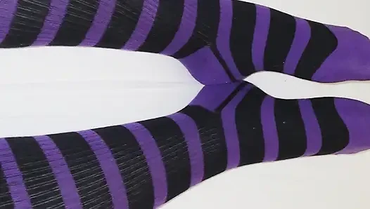 Fat sissy cums after chastity