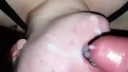 Wife gets facial by her bbc and me..