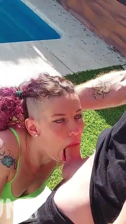 Memorable moment from "Katrina Punk ends up her personal trainer"