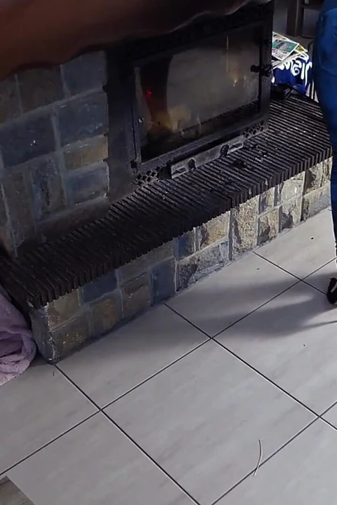 She Wants to Suck My Cock and Get Her Pussy Fucked in Her Tight Jeans in Front of the Fireplace!