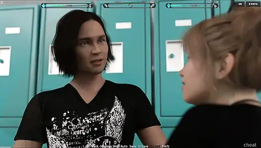 18 Plus School Girl Sucking Cock In Locker Room Cum Swallows