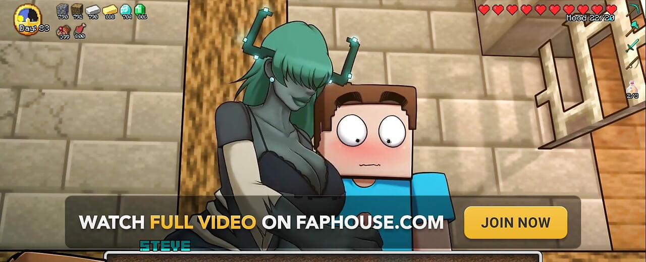 Minecraft nadržené řemeslo - část 42 foot a honění! podle Loveskysanhentai