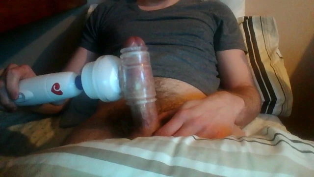 male wand masturbation