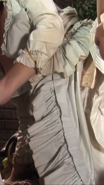 Medieval maid spoiled by 3 hard cocks | Clip 1